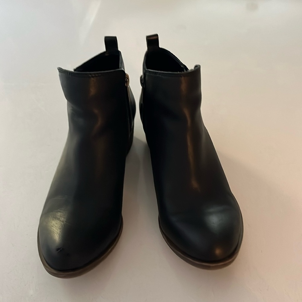 Lucky Brand Basel Black Leather Boots